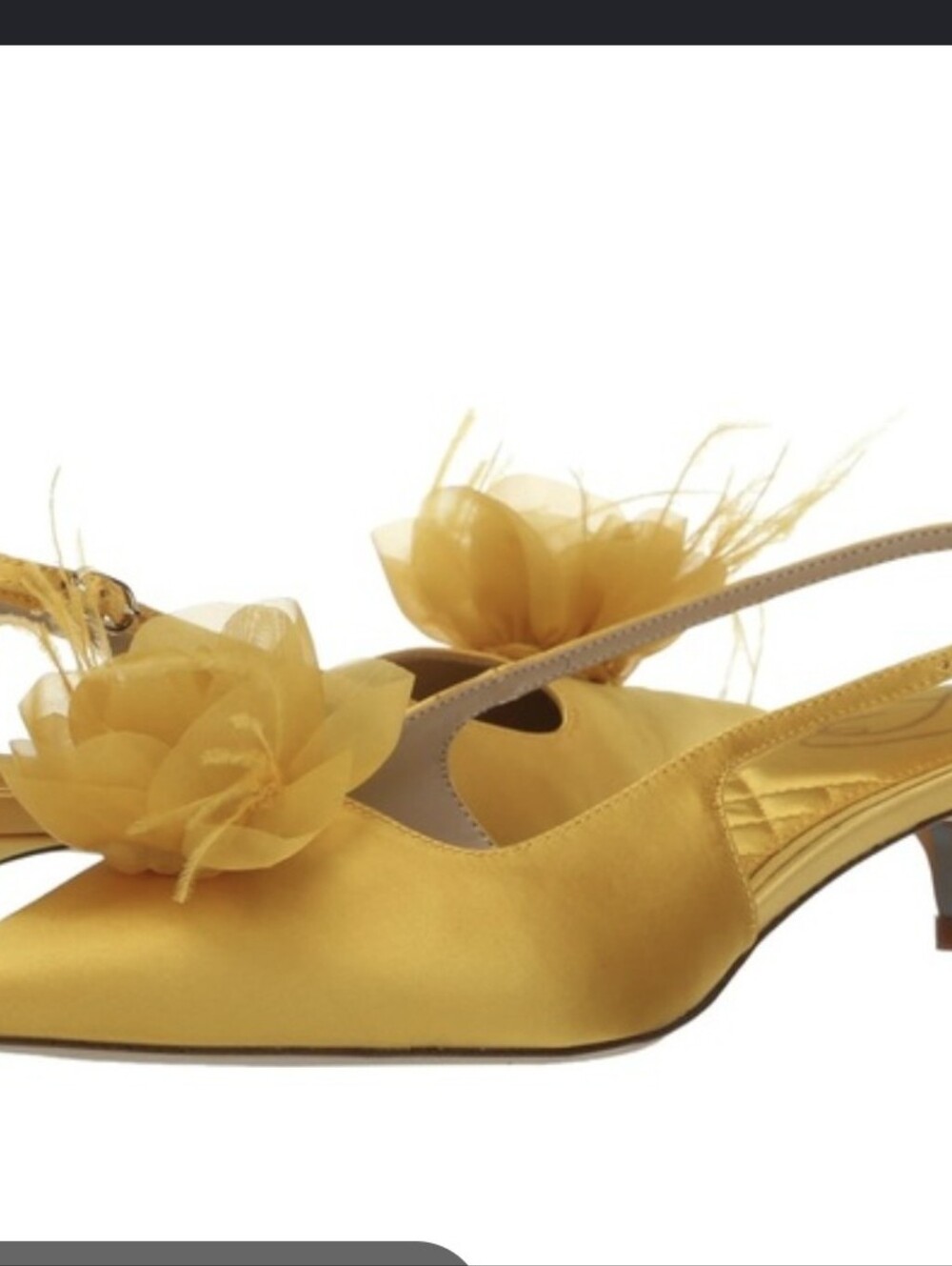 Sam Edelman Women's Faye Slingback Pump in Mustard Yellow